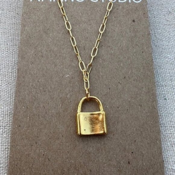 The Padlock Necklace by Amano Studio - Picture 2 of 2